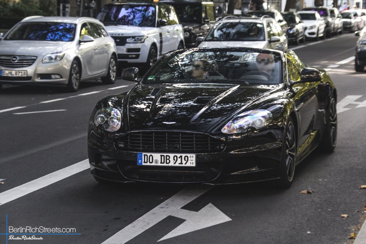 Aston Martin DBS Volante Carbon Black Edition spotted in Berlin — BerlinRichStreets